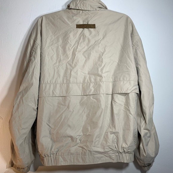 London Fog Bomber Jacket beige size XL - Picture 2 of 8